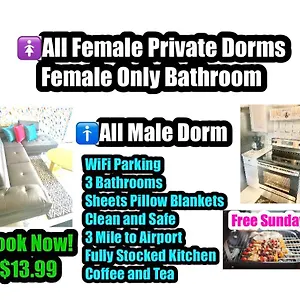 International - Airport - Downtown- Wynwood - Little Havana Women Only - Men Only - No Mix Dorms *