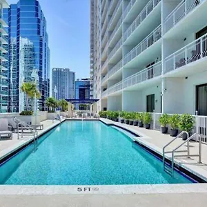 Appartement 36th Floor Brickell Bay View 1br 2 Queens And Sofa Bed